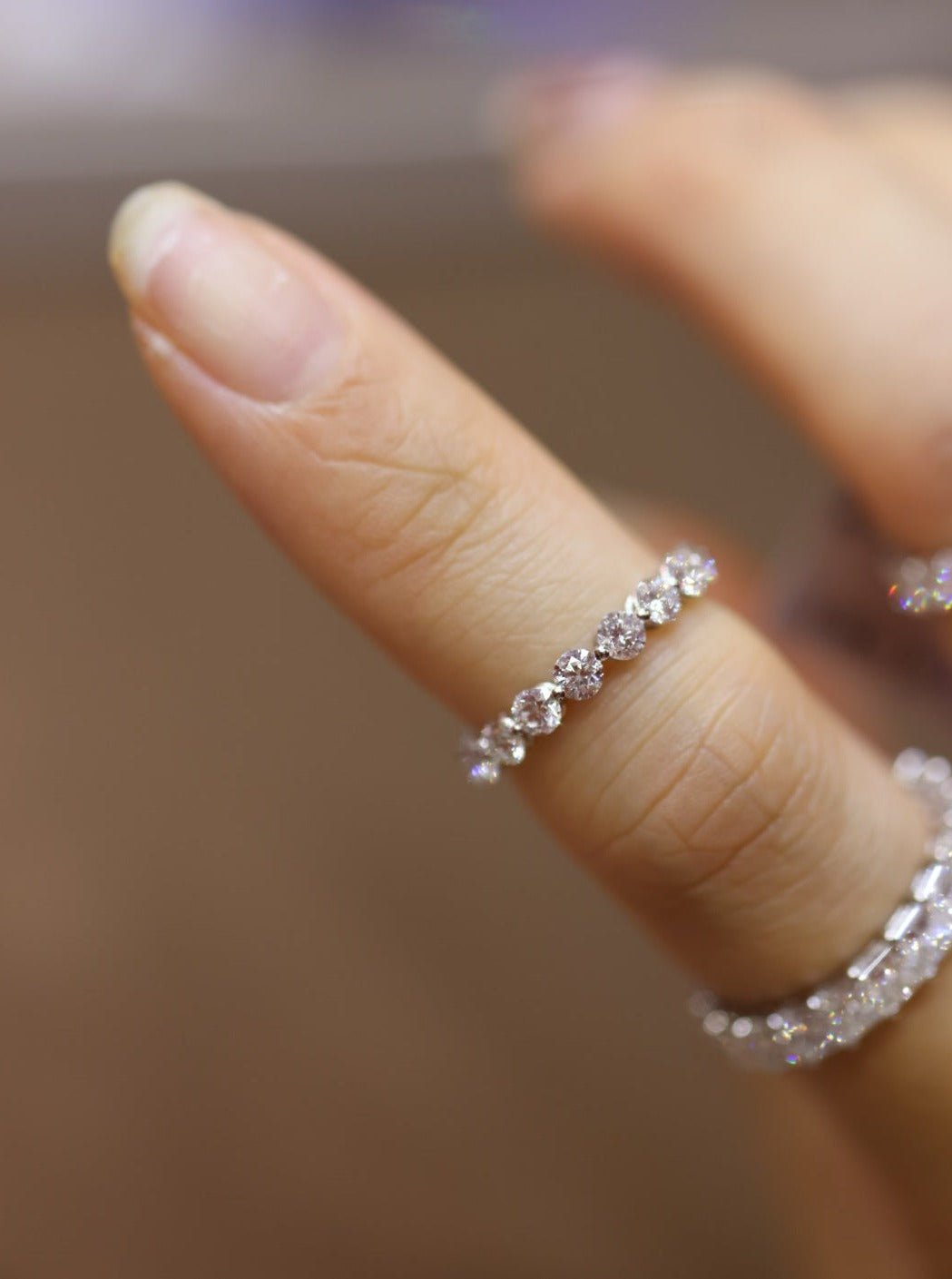 Ballet Diamond Eternity Ring - Image 2