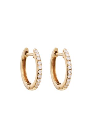 Carly Classic Diamond Huggie Earring