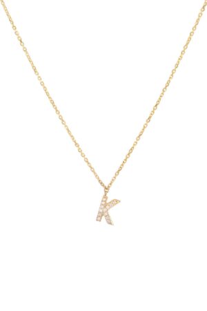 Classic Diamond Initial Necklace