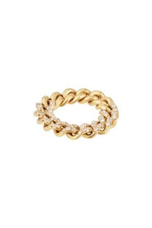 Diamond Cuban Chain Ring