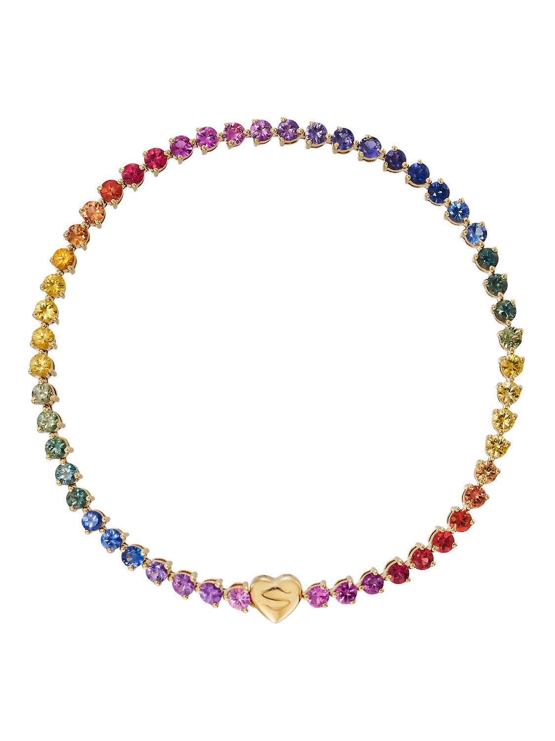 Double Rainbow Sapphire Bracelet
