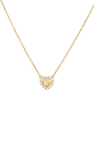 Mini Kylie Heart Diamond Necklace