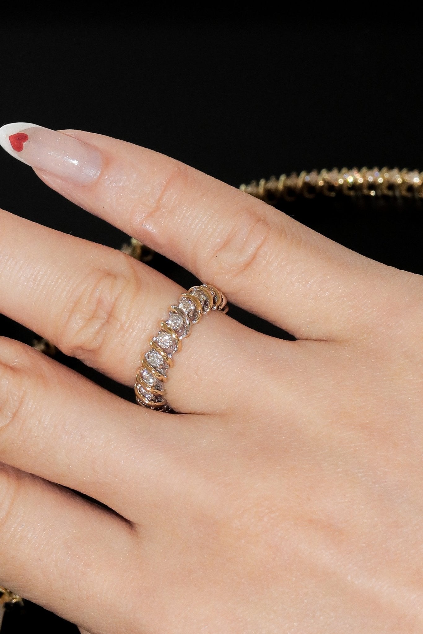 Sadie Diamond Eternity Ring - Image 2