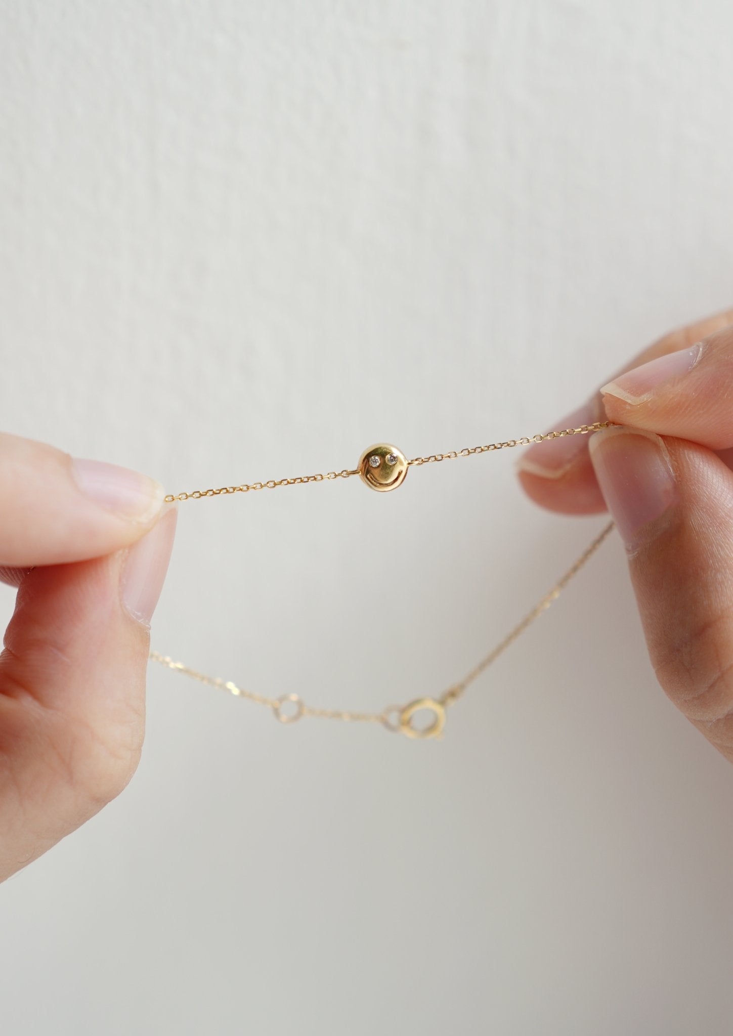 Smiley Face Diamond Bracelet - Image 2