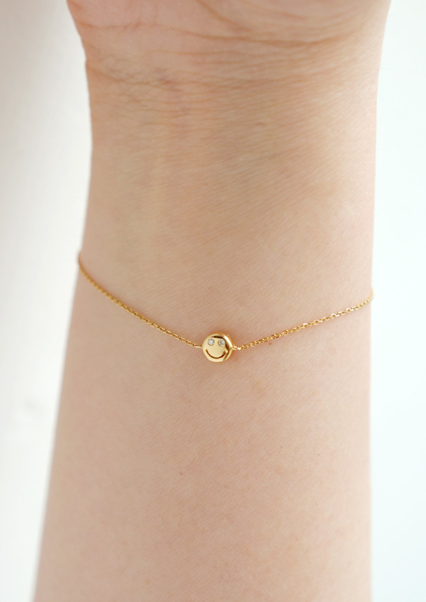 Smiley Face Diamond Bracelet - Image 3
