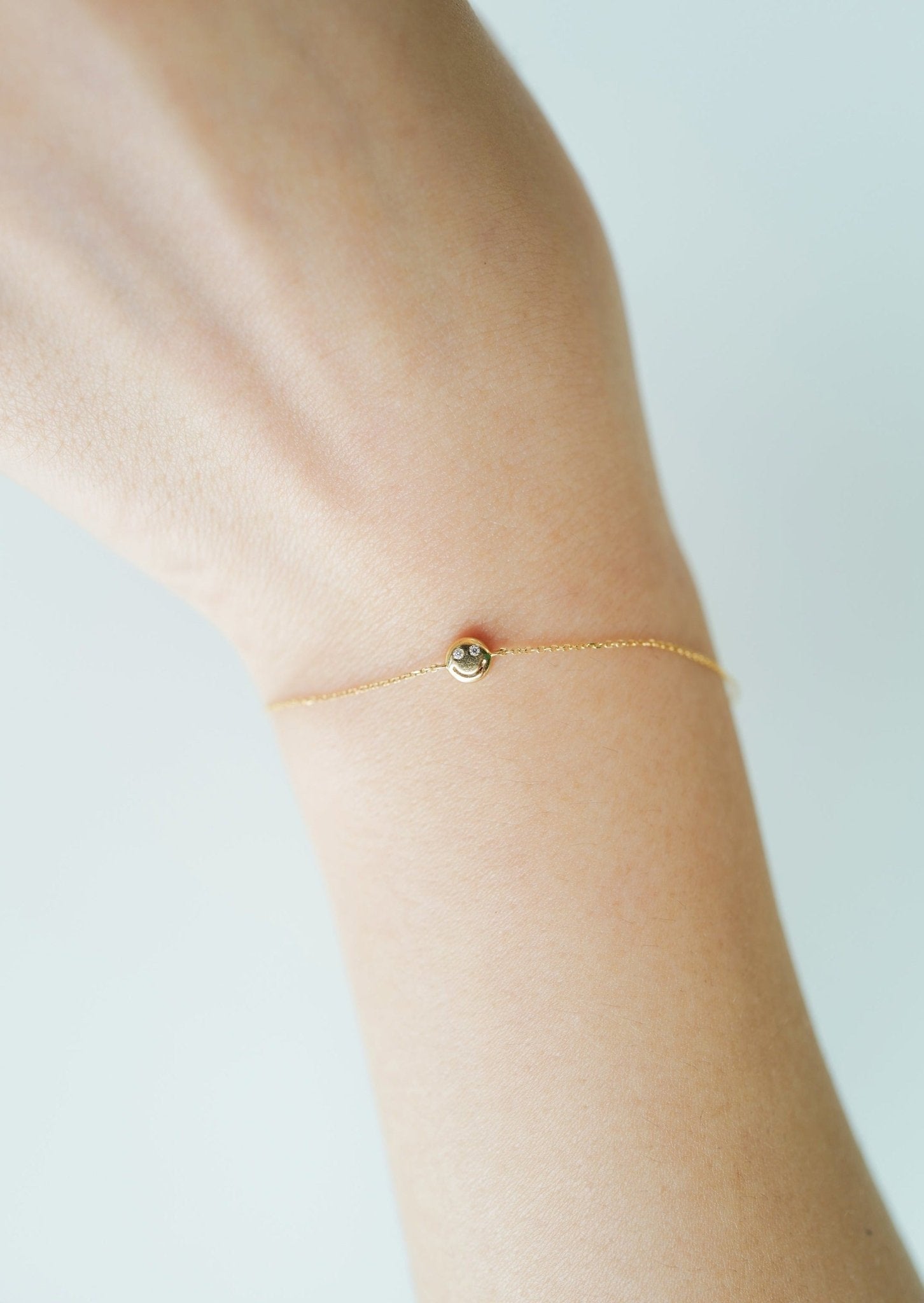 Smiley Face Diamond Bracelet - Image 4