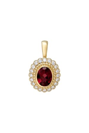 Solenne Garnet Pendant