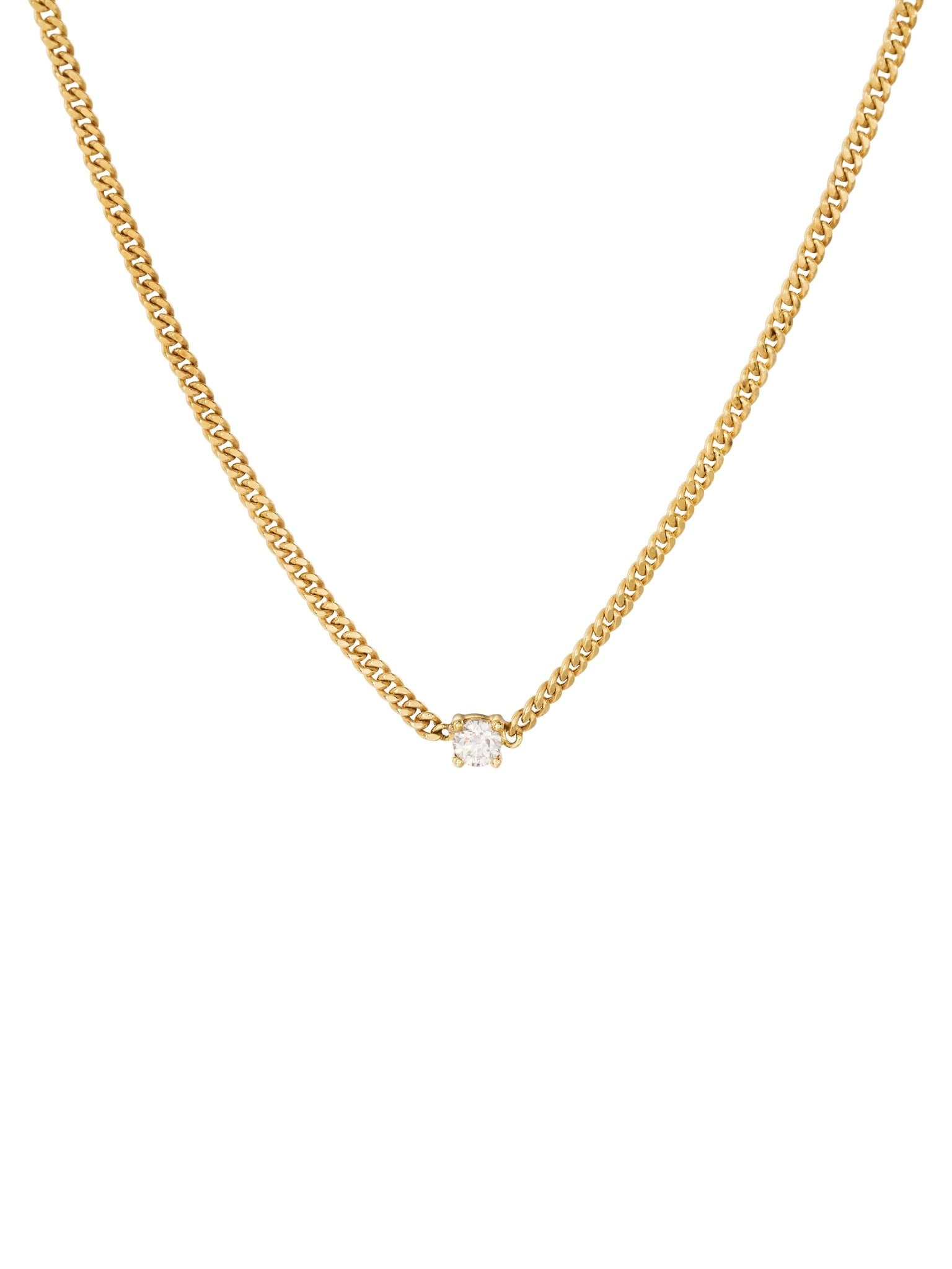 Solitaire Diamond Chain
