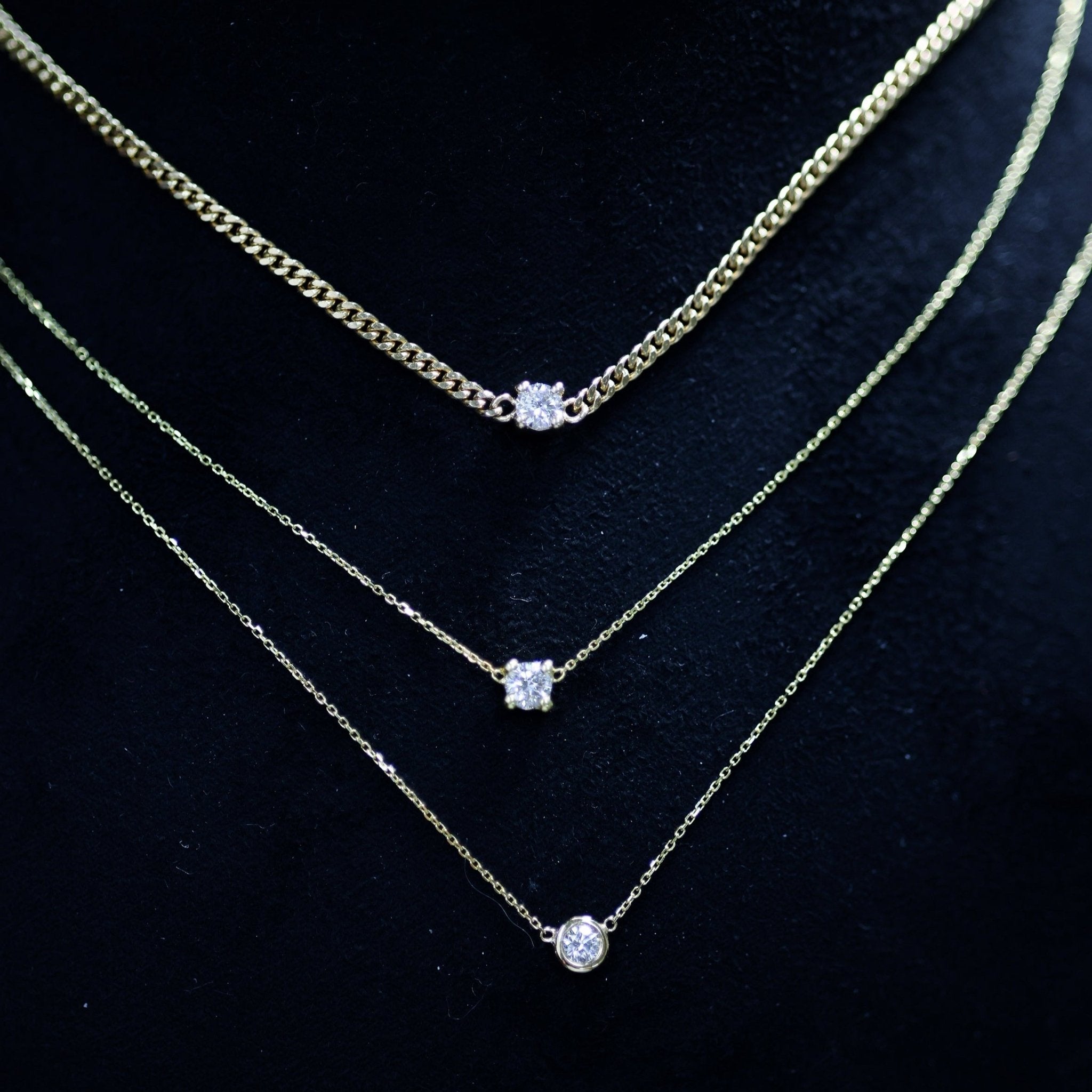 Solitaire Diamond Chain - Image 4