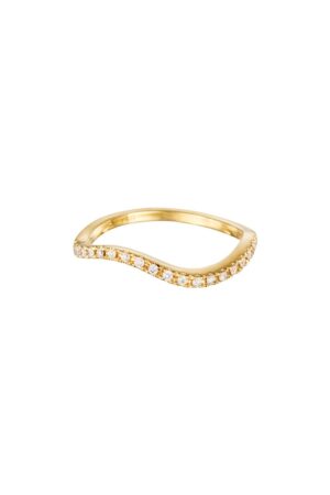 Wavy Diamond Ring